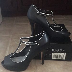 WHBM Peep Toe Heels